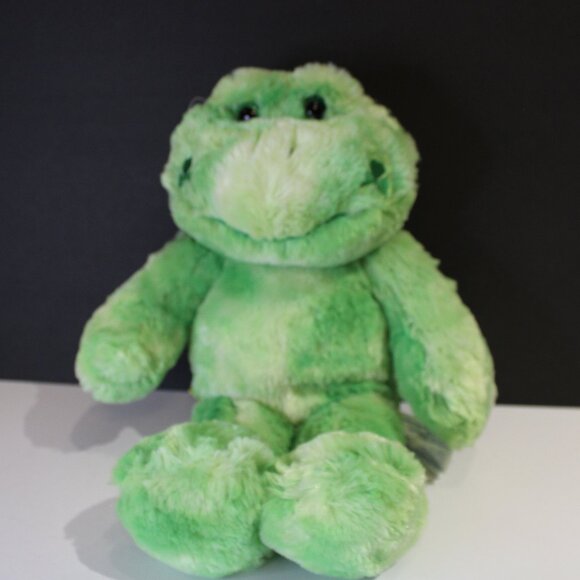 Build a Bear green frog plush stuffed animal 16" GUC - Picture 1 of 8